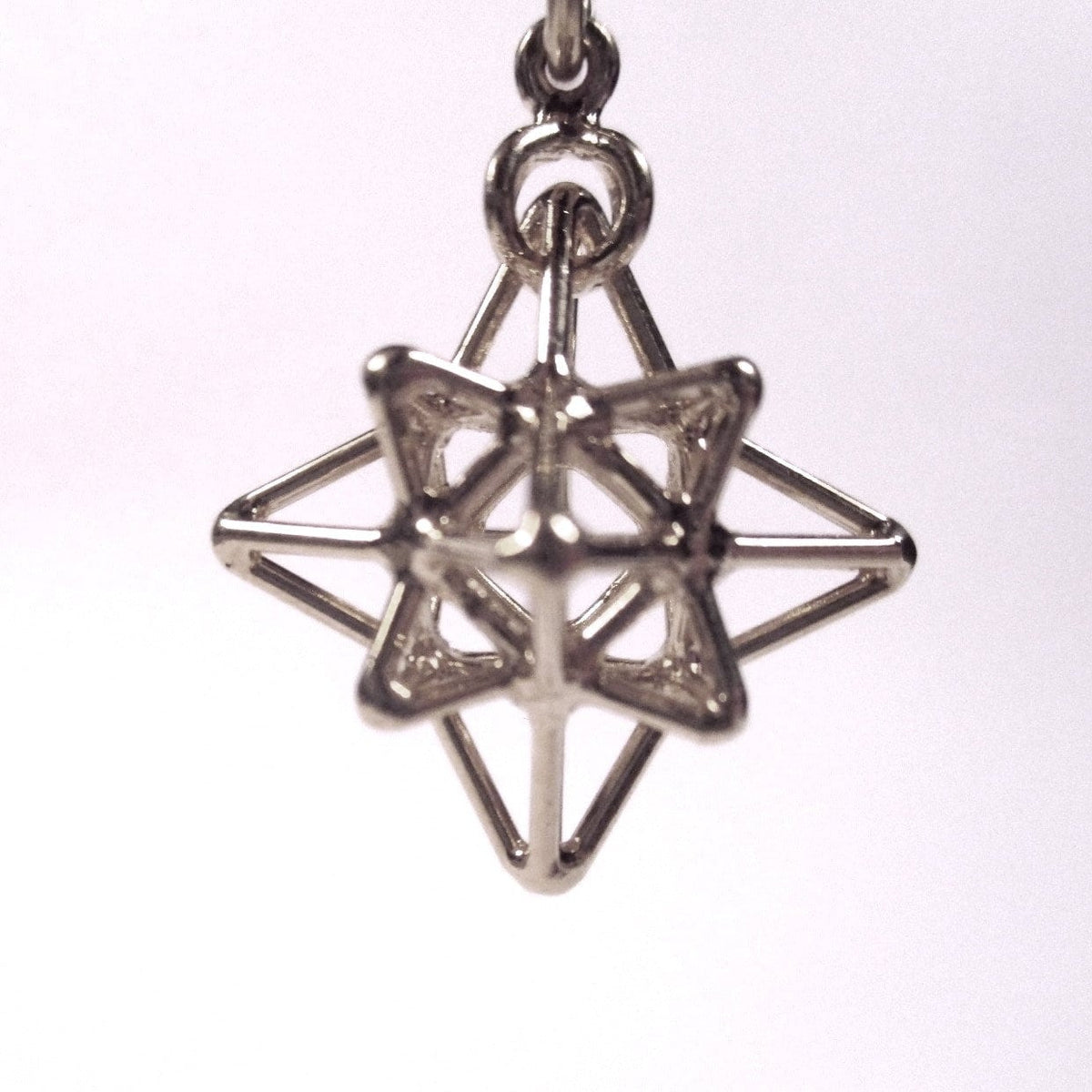 Herz-Stern-Goldanhänger ※ 3D-Schmuck mit heiliger Geometrie