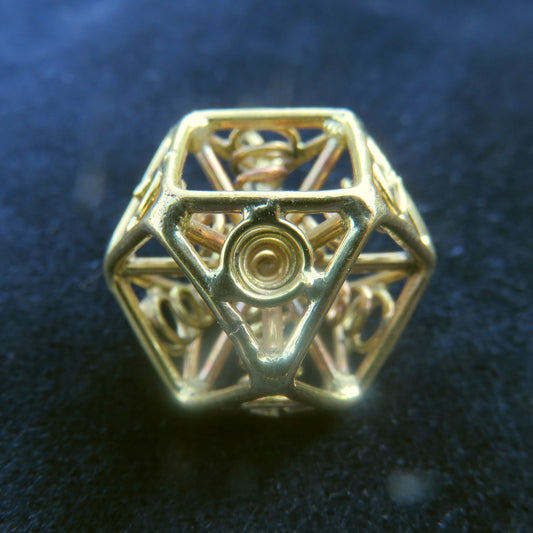 3D Vector Equilibrium Cuboctahedron ※ Zero Point Vortex Geometry ✨ Science Jewelry Pendant