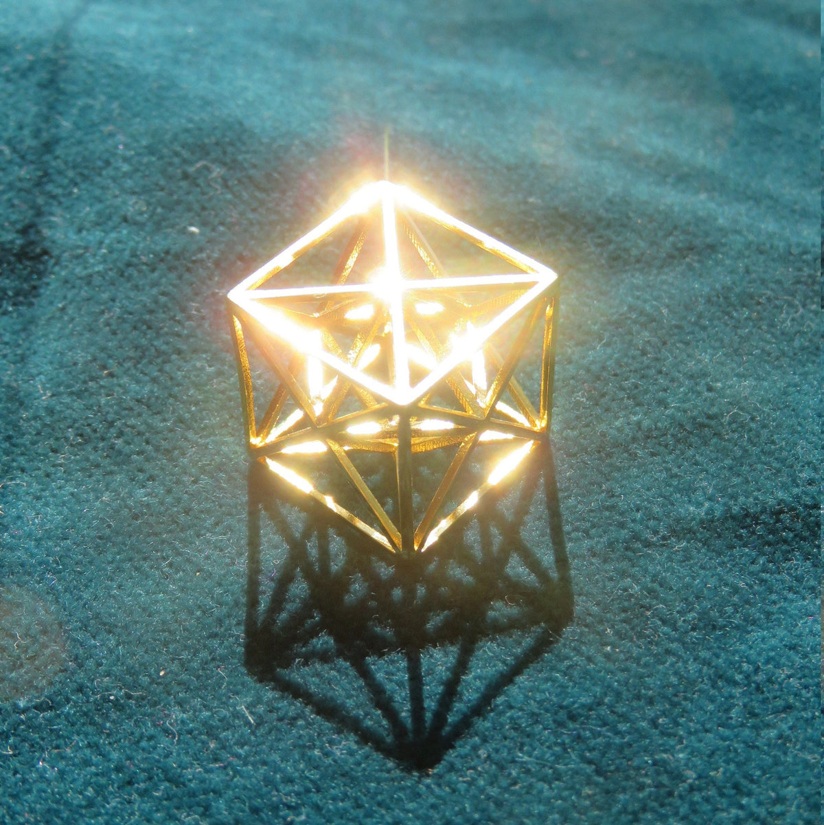 Metatrons Cube 3D ※ contains MerKaBa + Octahedron + Tantric Star; Brass Bronze Copper Silver Gold