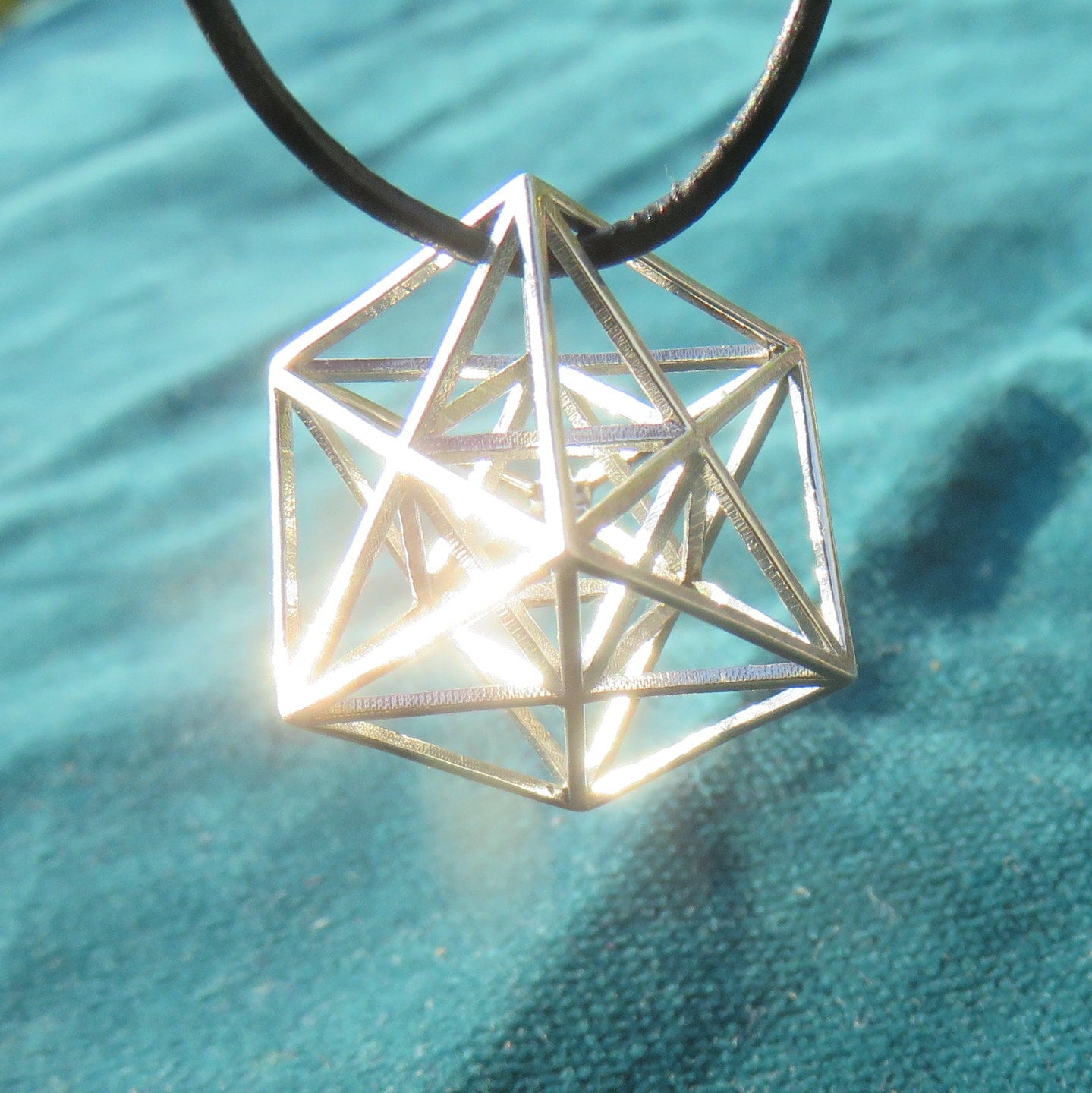 Metatrons Cube 3D ※ contains MerKaBa + Octahedron + Tantric Star; Brass Bronze Copper Silver Gold