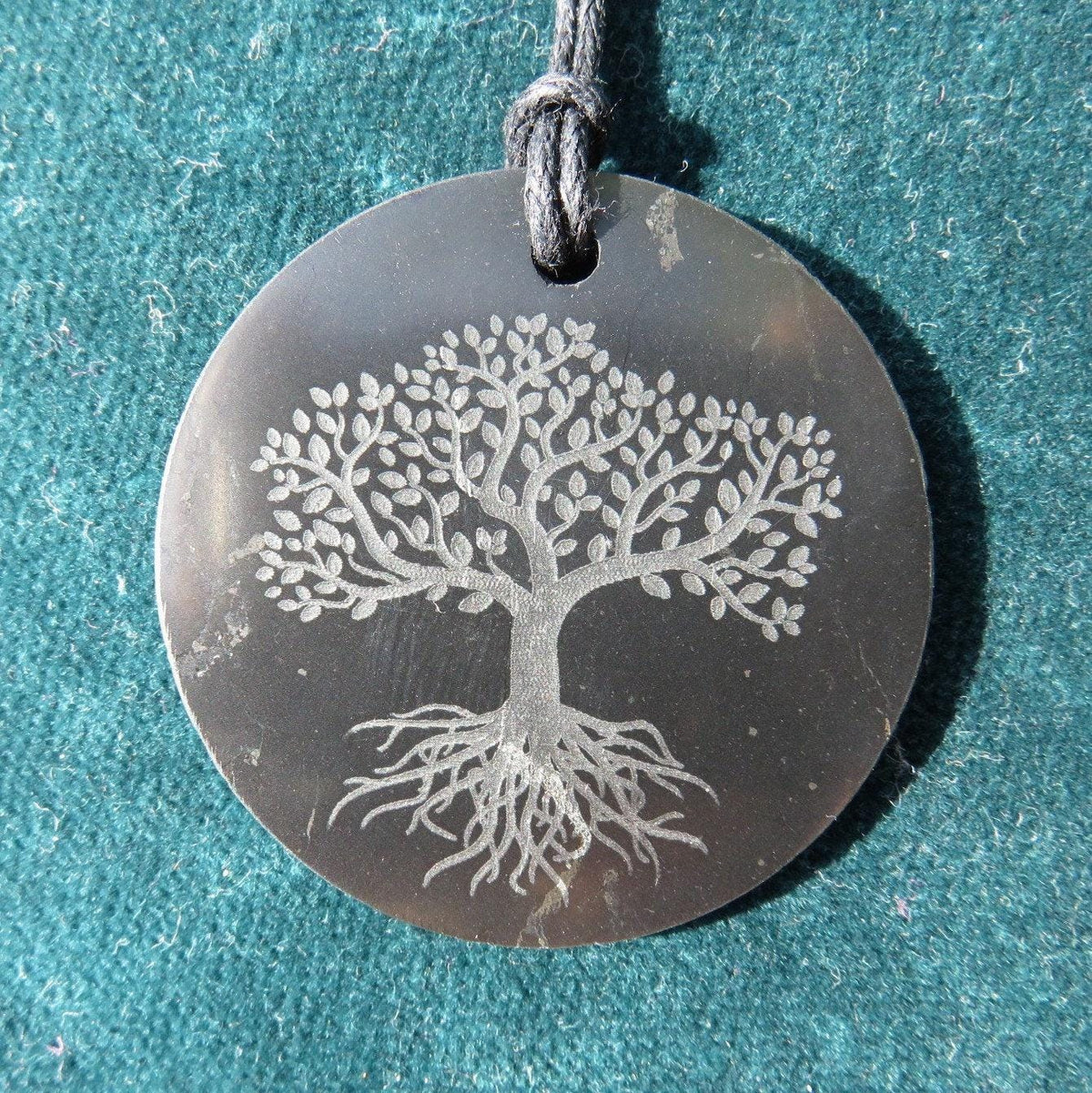 authentic SHUNGITE pendants Flower of Life, Tree of Life, YinYang, Donut