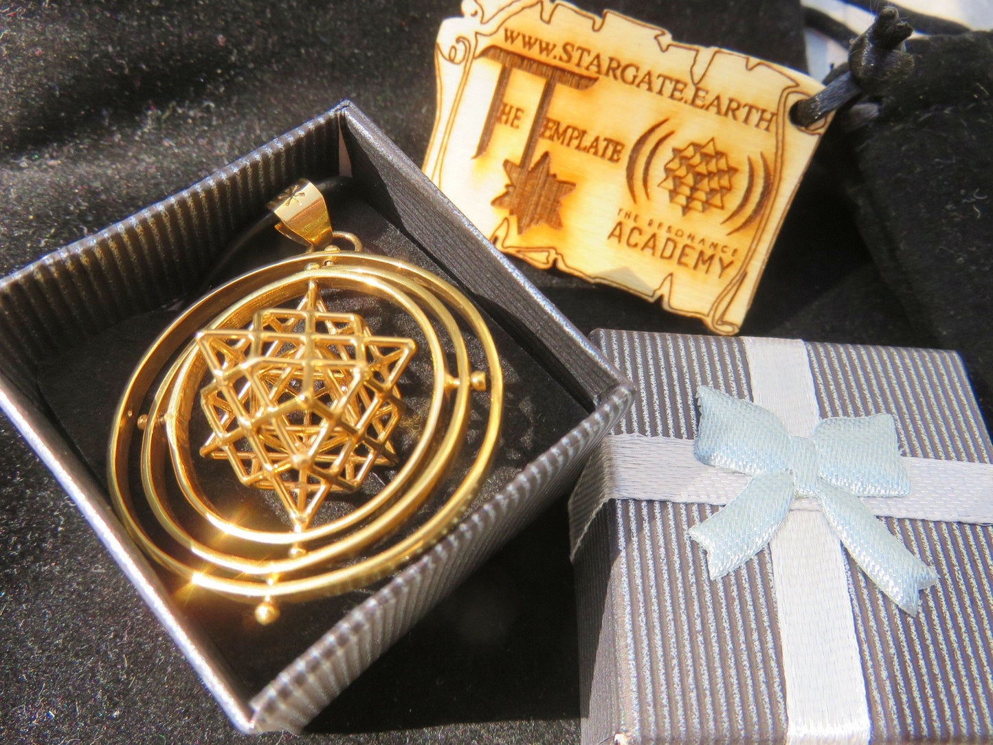 3D - Spinning Tantric Terra Prana Cube ※ Sacred Geometry 3D Jewelry