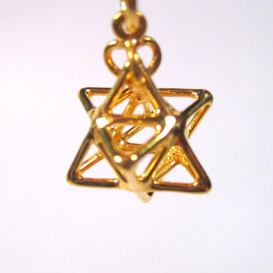 Tantric Star Earrings or Pendant ※ 3D Sacred Geometry > MerKaBa + Octahedron