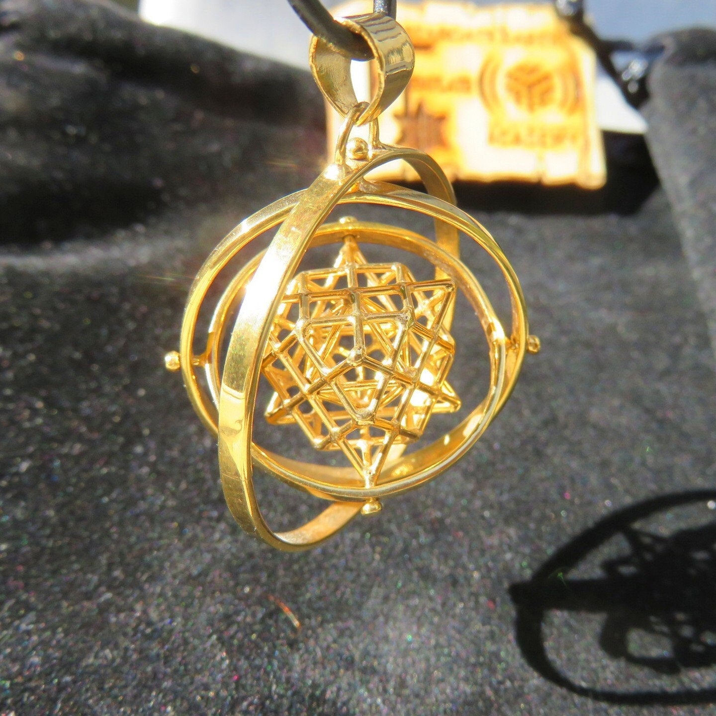 3D - Spinning Tantric Terra Prana Cube ※ Sacred Geometry 3D Jewelry