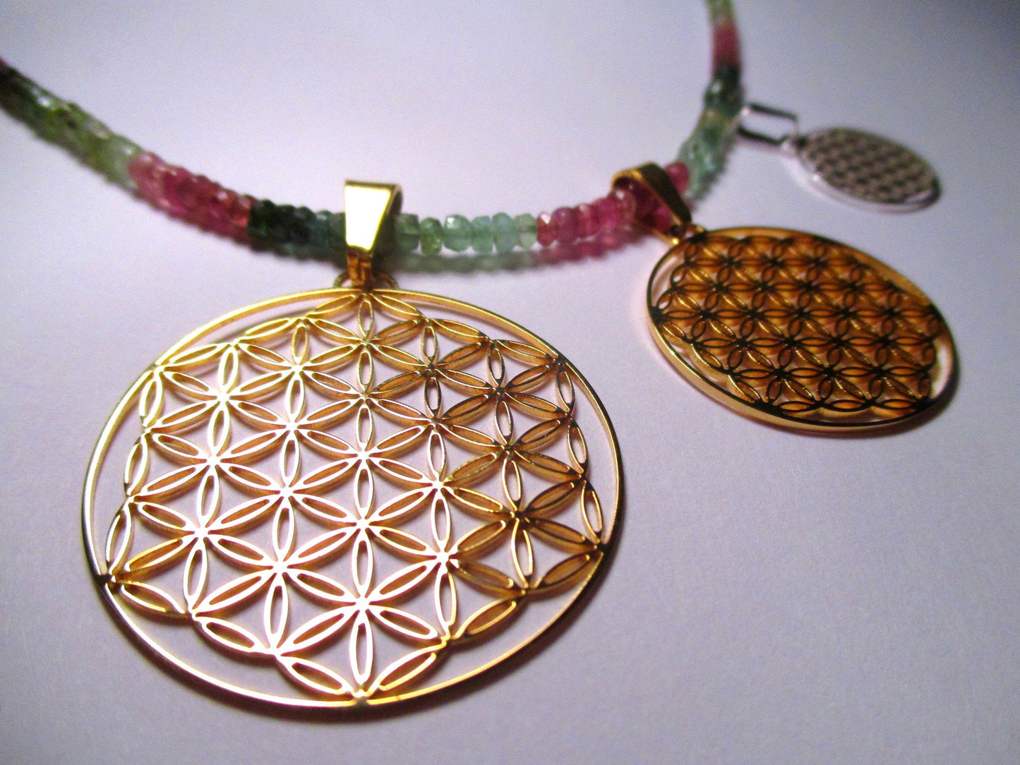 Flower of Life pendant ※ fine lasercut Sacred Geometry GOLD SILVER Jewelry gift ※ FINALLY back in stock !!