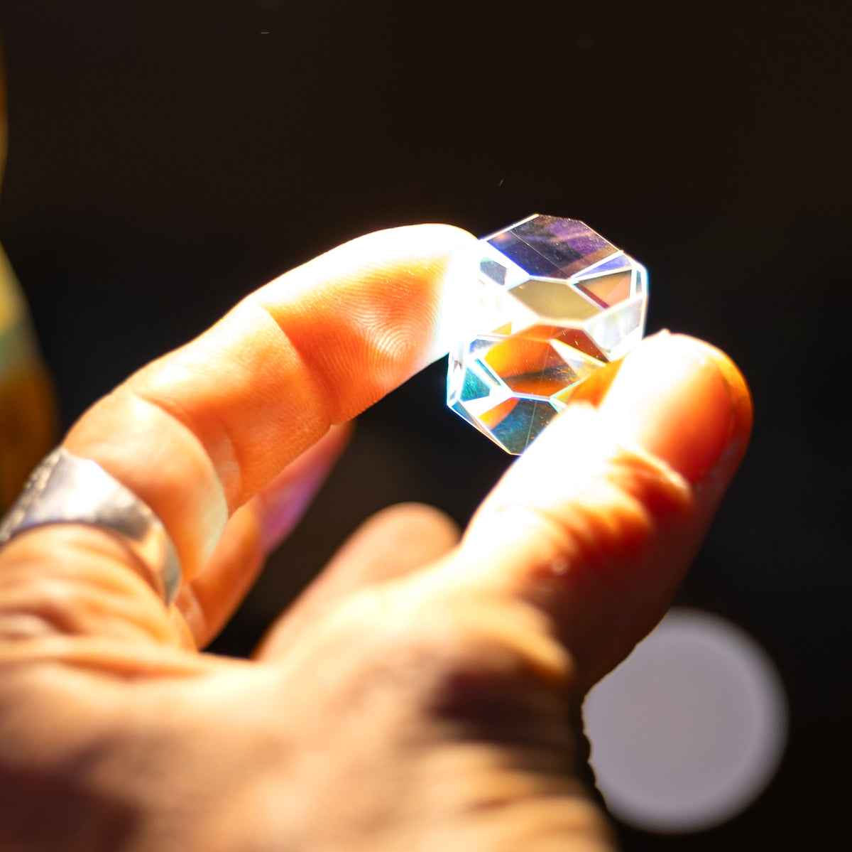 Magical Cuboctahedron PRISM : split sunlight into coherent laser-light frequencies
