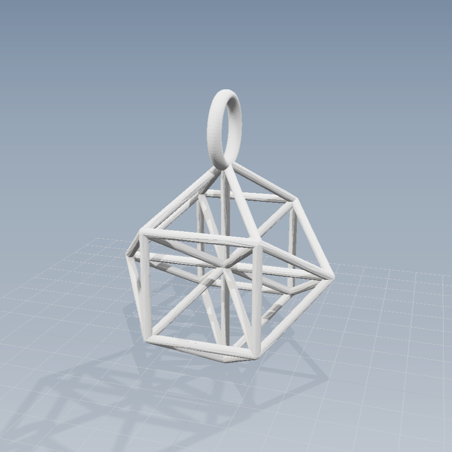 3D Vector Equilibrium pendant [NEW] ※ Zero Point Geometry ※ Sacred Science Jewelry