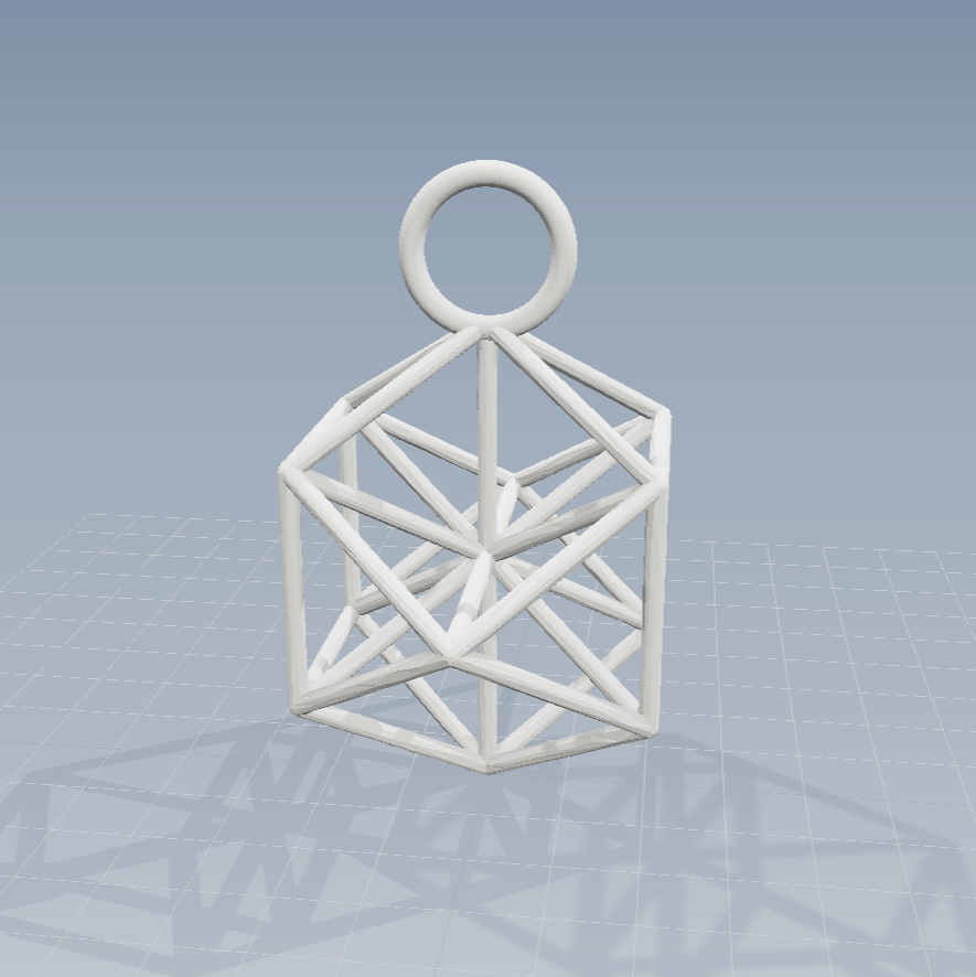 3D Vector Equilibrium pendant [NEW] ※ Zero Point Geometry ※ Sacred Science Jewelry