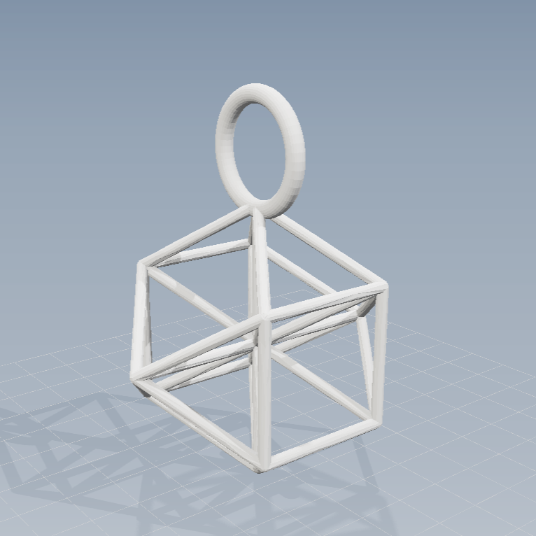 3D Vector Equilibrium pendant [NEW] ※ Zero Point Geometry ※ Sacred Science Jewelry