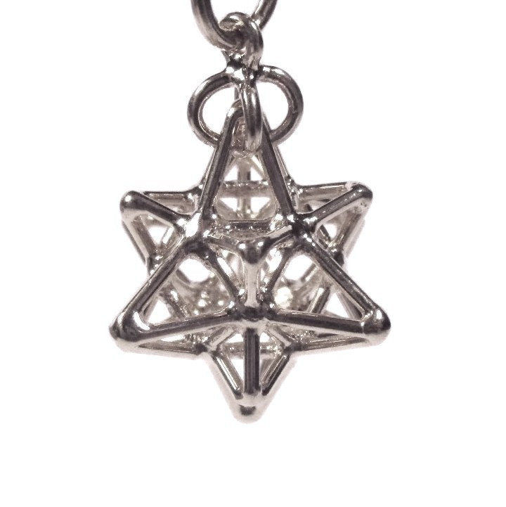 Heart Star Gold pendant ※ 3D Sacred Geometry Jewelry