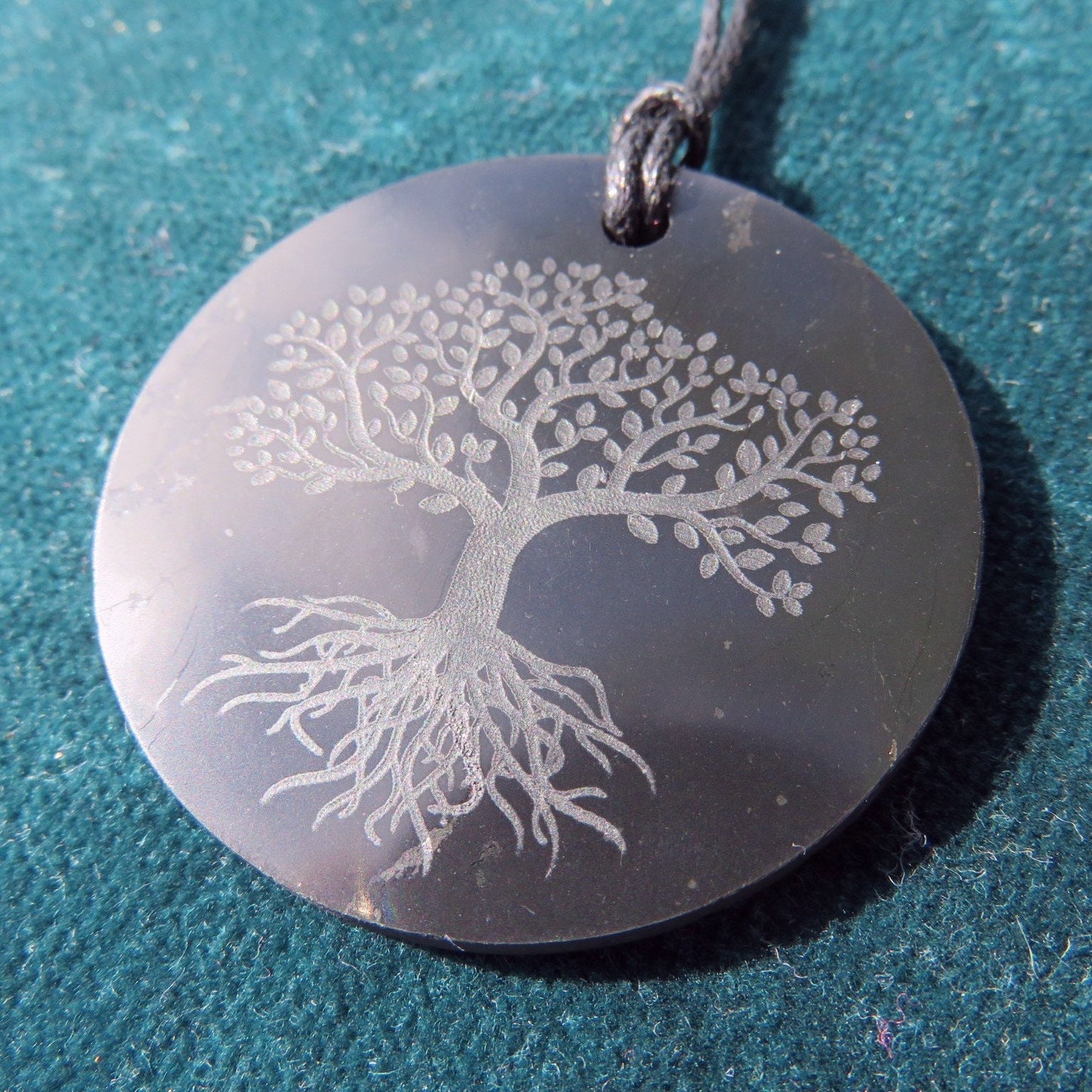 real Shungite Pendants YinYang EMF-Shields, Flower of Life, Tree of Life