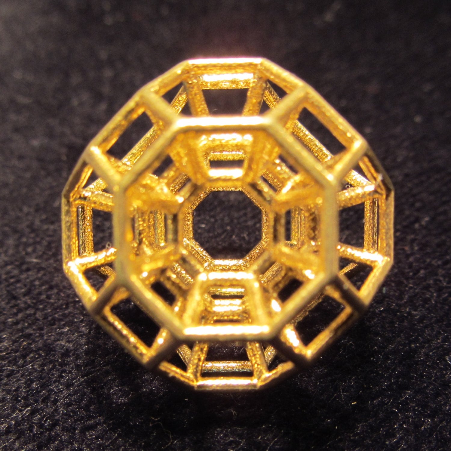 432 Hz Resonance Pendant 3D Sacred Geometry Stargate Portal ※ Phi Harmony golden ratio Amulet