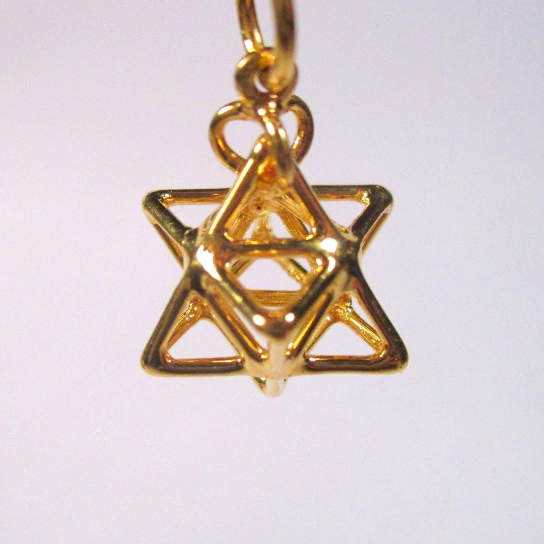 Tantric Star Earrings or Pendant ※ 3D Sacred Geometry > MerKaBa + Octahedron