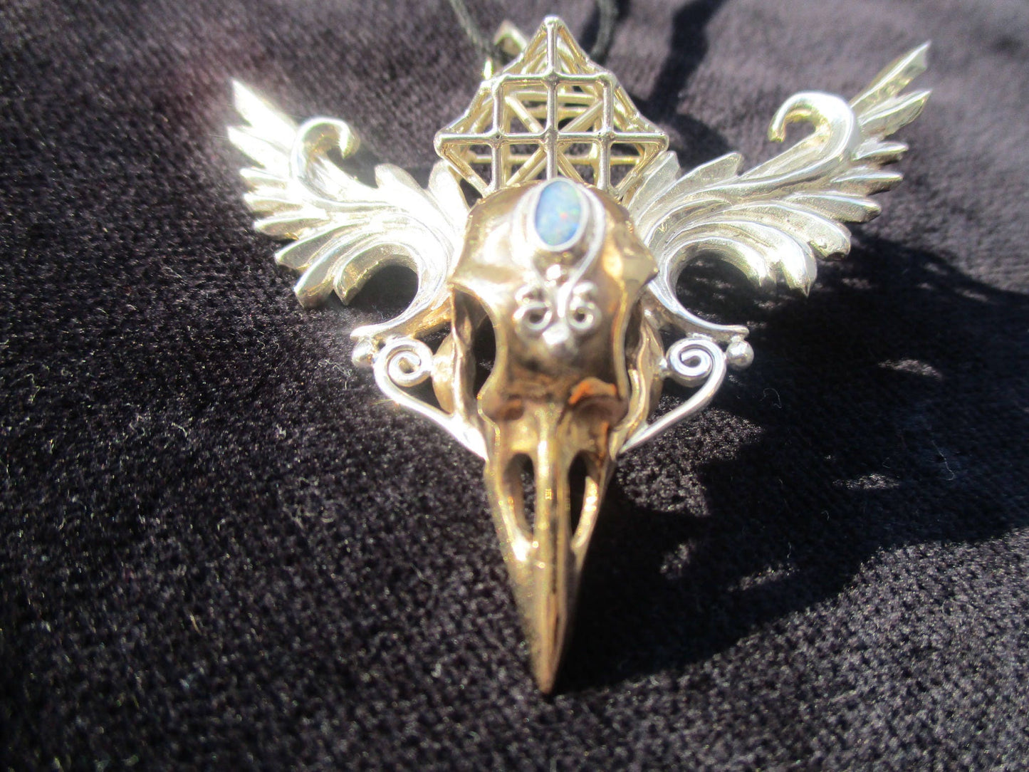 Cosmic Bird pendants ※ sexy Goddess Amulet, Sacred Geometry 3D Statement Jewelry