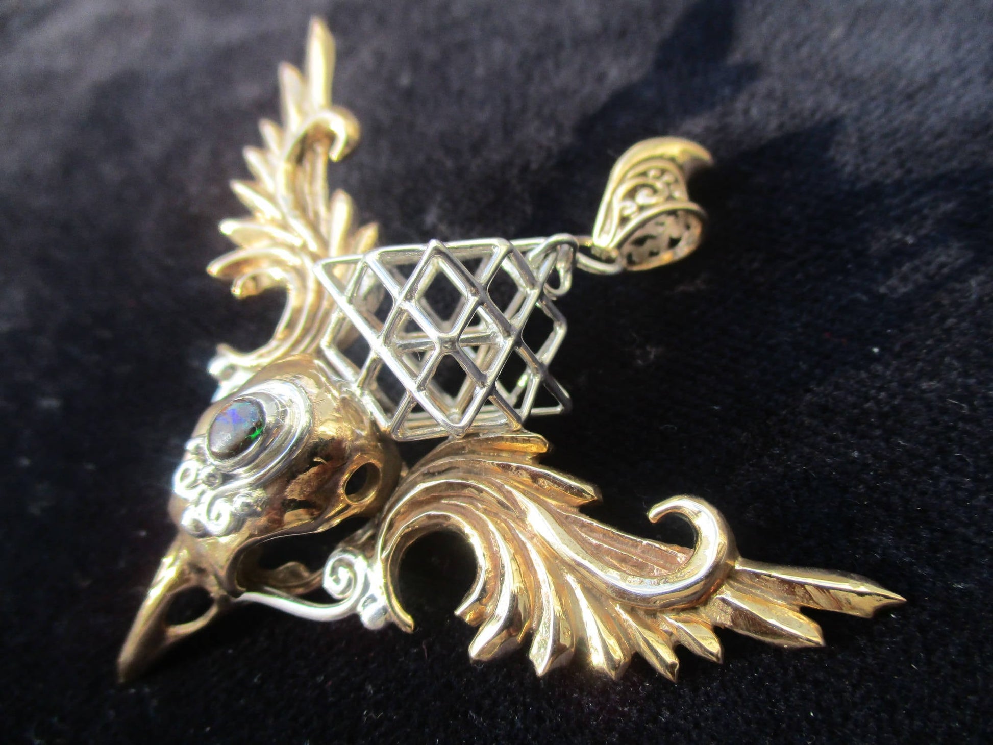 Tantric Prana Bird pendant ※ MerKaBa ※ Tantric or Solar Star [m2o]