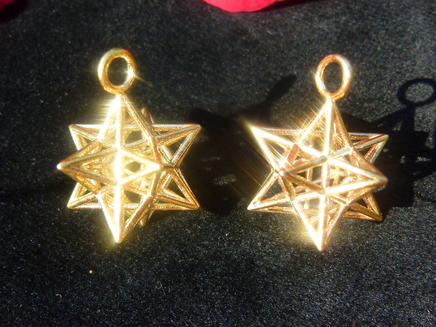 Solar Spirit Star [Made2Order] *3D Sacred Geometry Jewelry *stellated Dodecahedron 12 Pentagram Pendant *Phi ratio golden mean Harmony