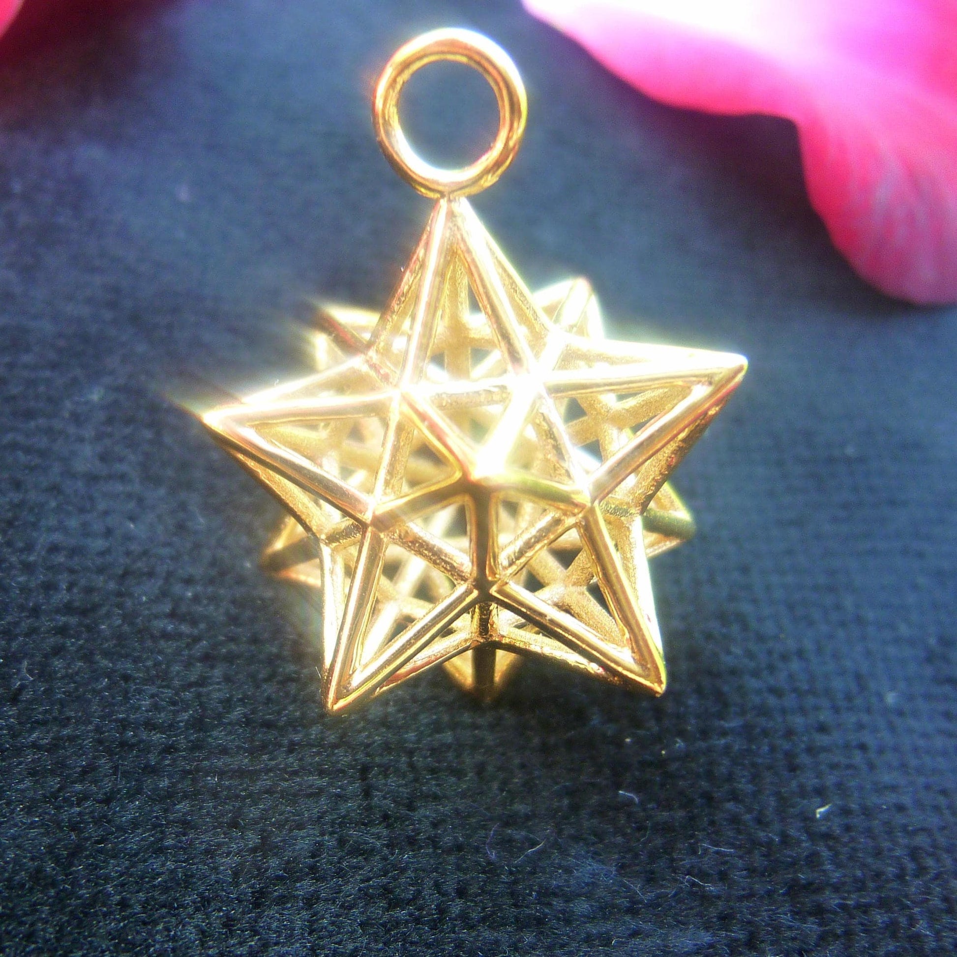 Solar Spirit Star ※ Phi Golden ratio 3D Sacred Geometry ※ Dodecahedron Star 12 Pentagrams