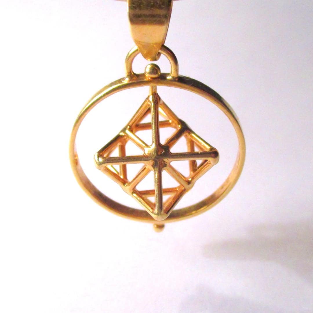 Tantric Star with SPIN Earrings or Pendant: MerKaBa Sacred Geometry 3D Jewelry