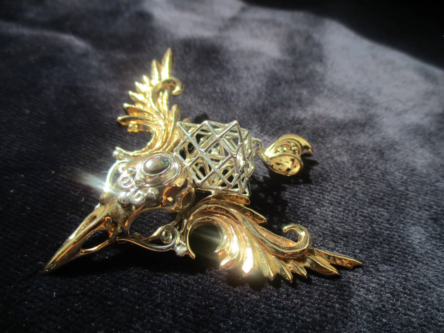 Tantric Prana Bird pendant ※ MerKaBa ※ Tantric or Solar Star [m2o]