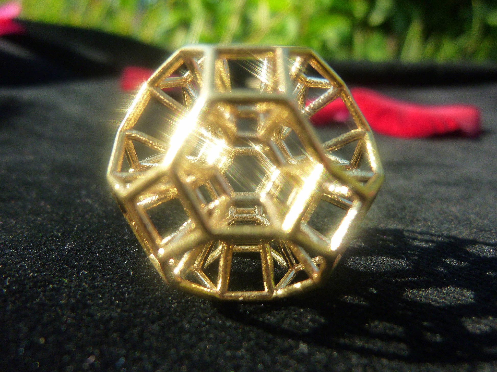 432 Hz Resonance Pendant ※ 3D StarGate Sacred Geometry Jewelry