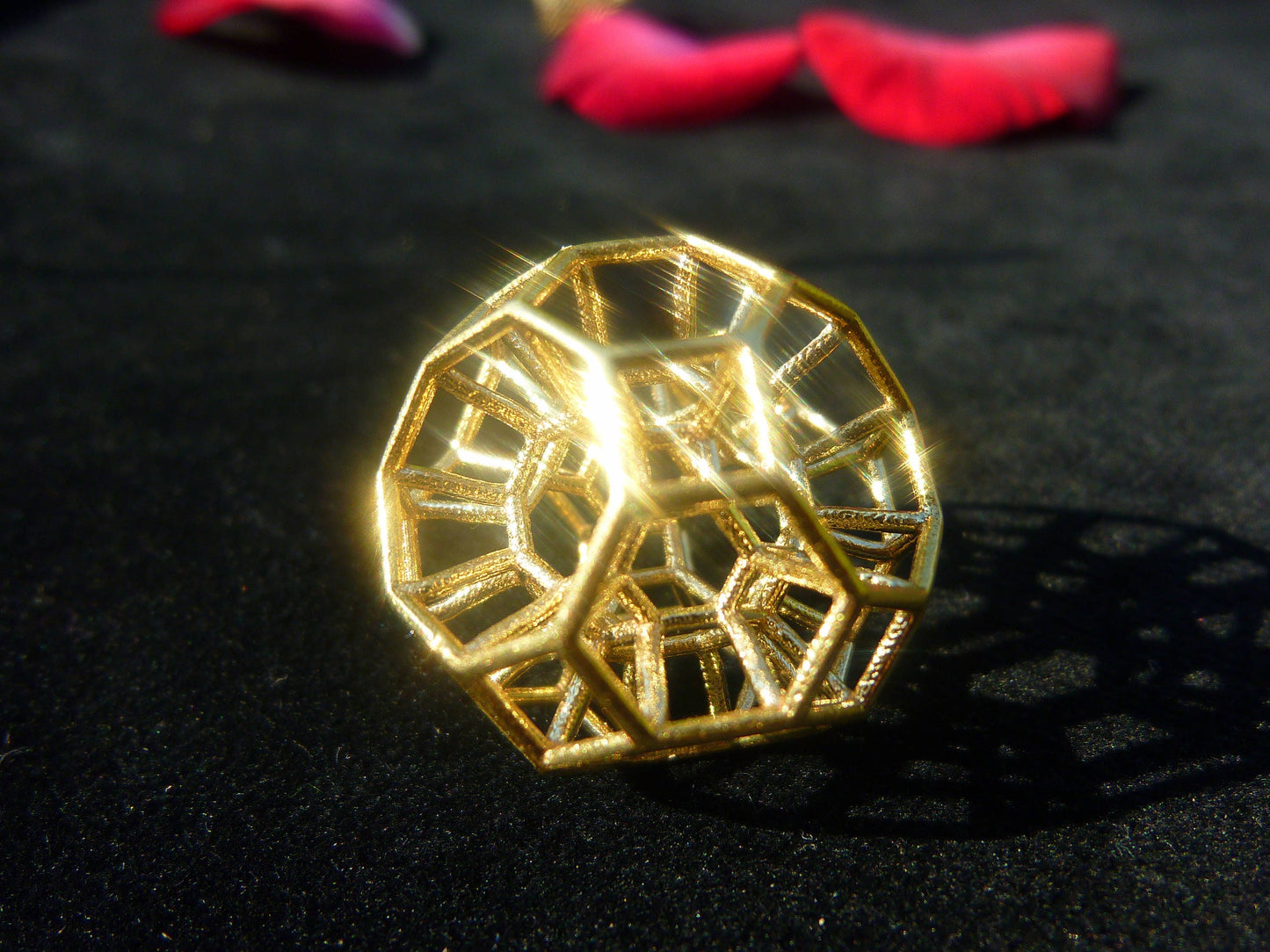 432 Hz Resonance Pendant ※ 3D StarGate Sacred Geometry Jewelry