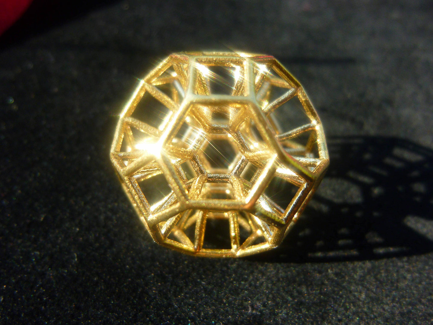 432 Hz Resonance Pendant 3D Sacred Geometry Stargate Portal ※ Phi Harmony golden ratio Amulet