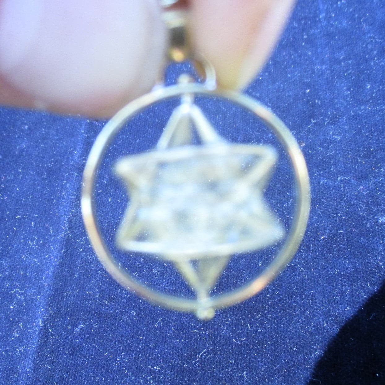 Spinning Solar Spirit Star Earrings Gold plated Silver or Brass ※ 3D Sacred Geometry Jewelry ※ magical Dodecahedron Pentagram Star [m2o]
