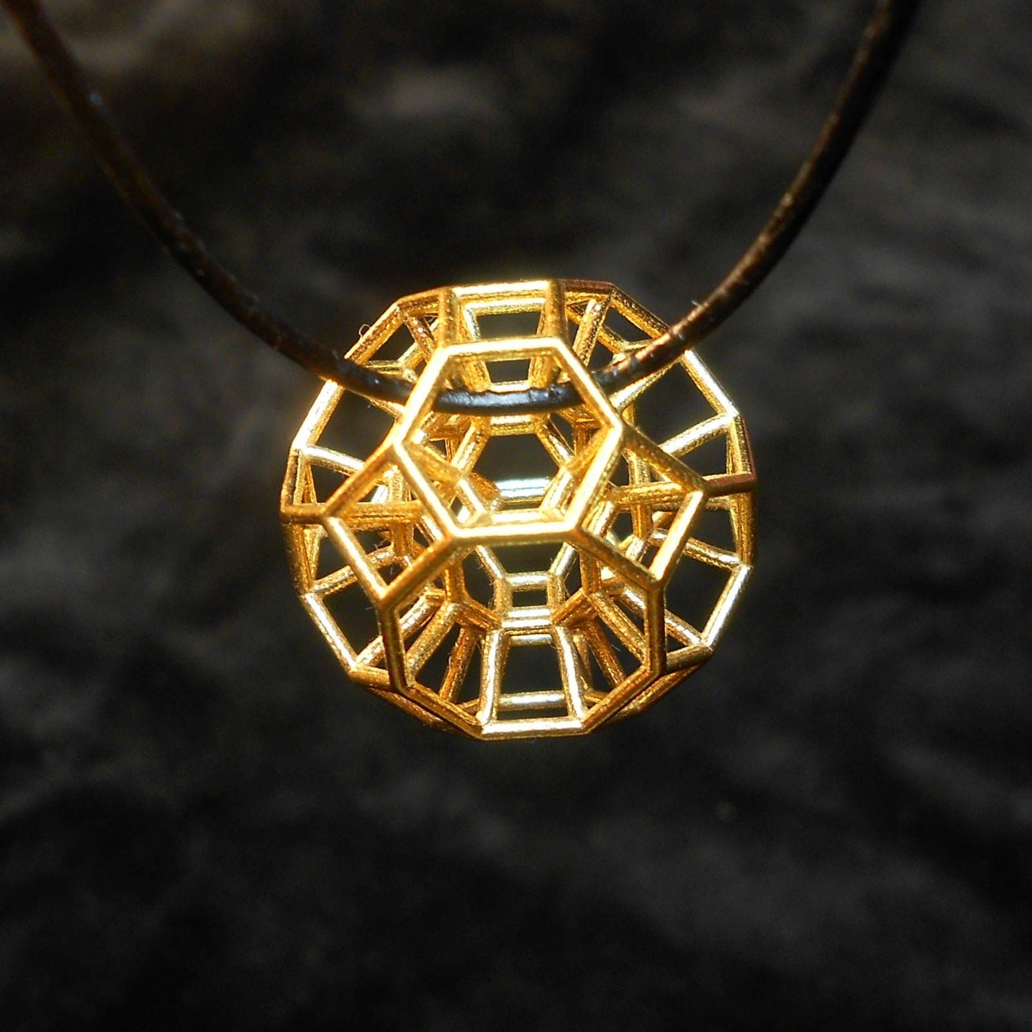 432 Hz Resonance Pendant ※ 3D StarGate Sacred Geometry Jewelry
