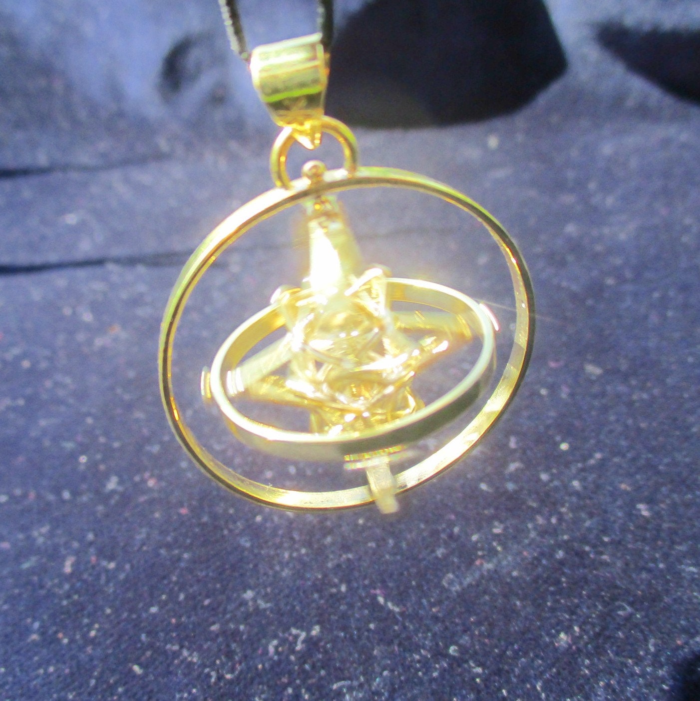 Heart Star Gold + Silver Earrings ※ Sacred Geometry 3D Jewelry, Lover's gift