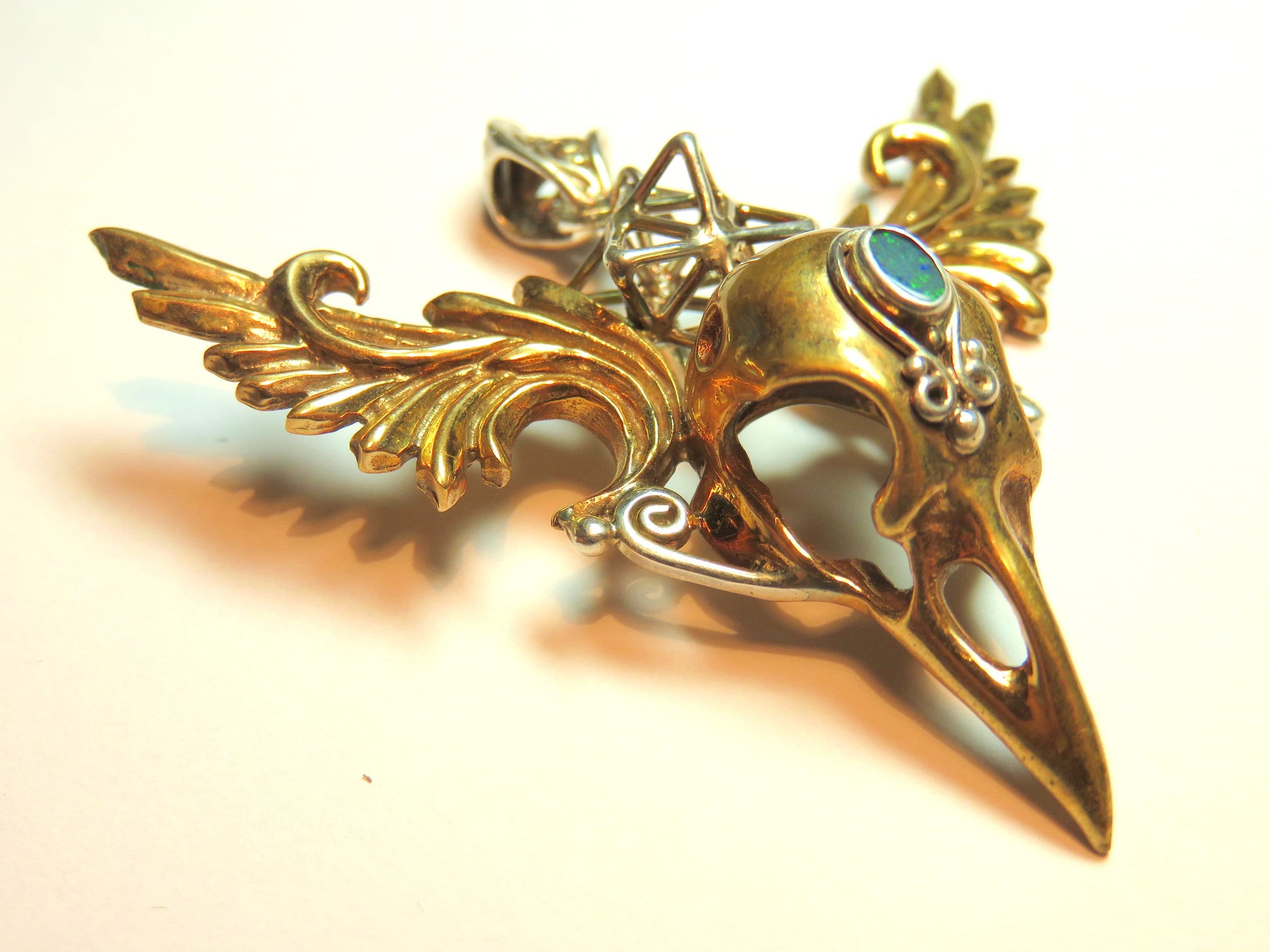Tantric Prana Bird pendant ※ MerKaBa ※ Tantric or Solar Star [m2o]