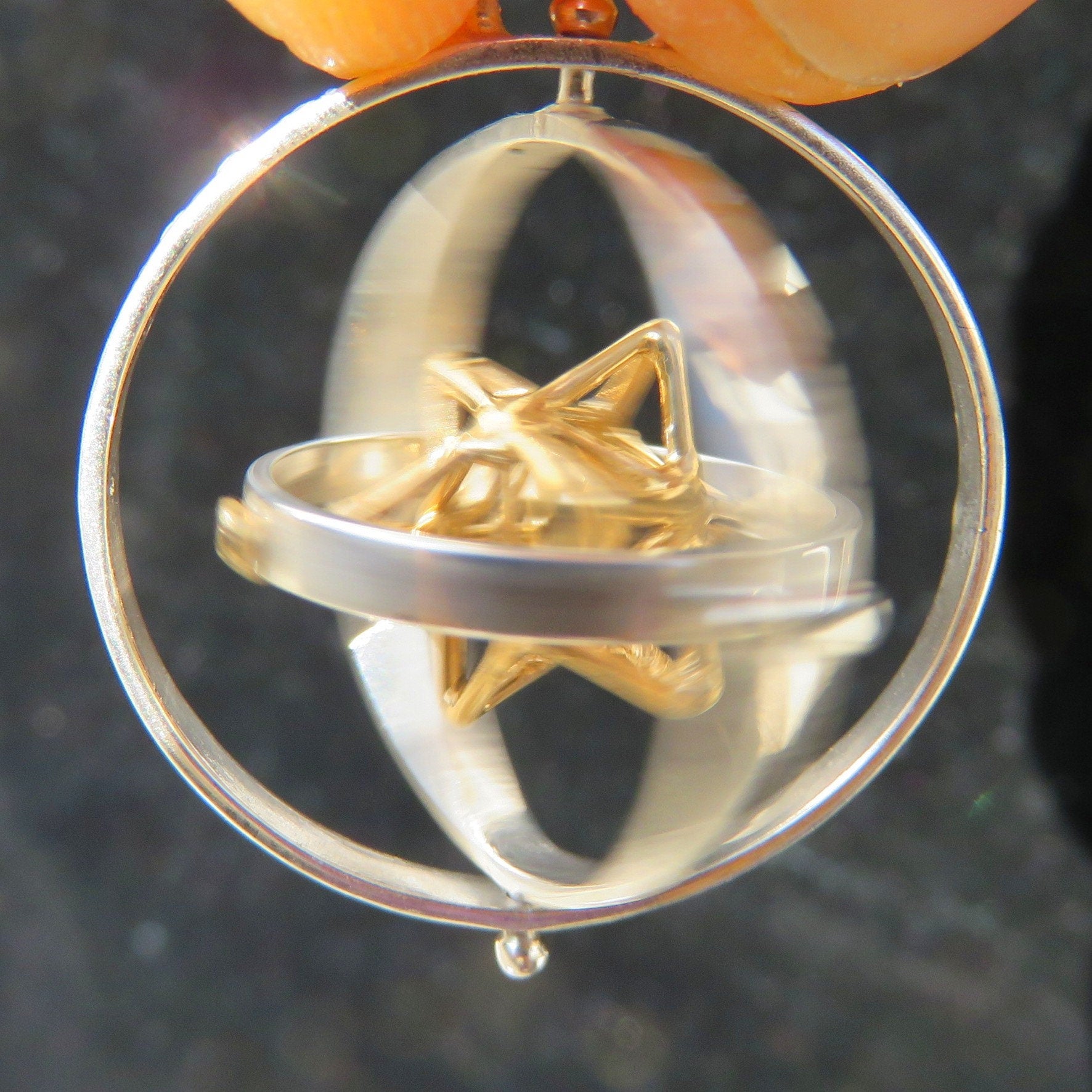 Tantric Star 3D-SPIN : StarGate 3D Sacred GeometryJewelry