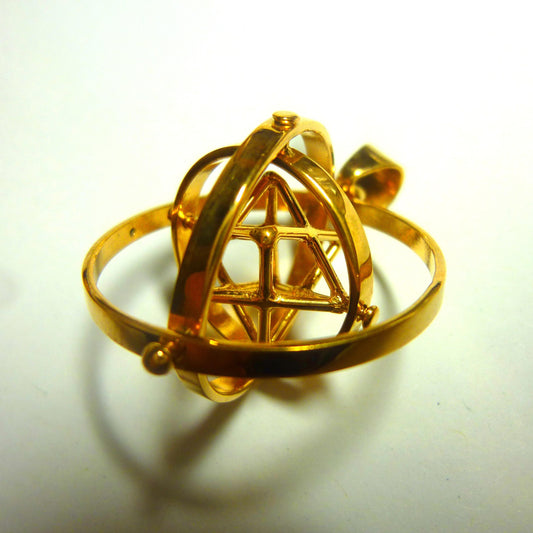 MerKaBa 3D SPIN pendant ※ Sacred Geometry Stargate Jewelry