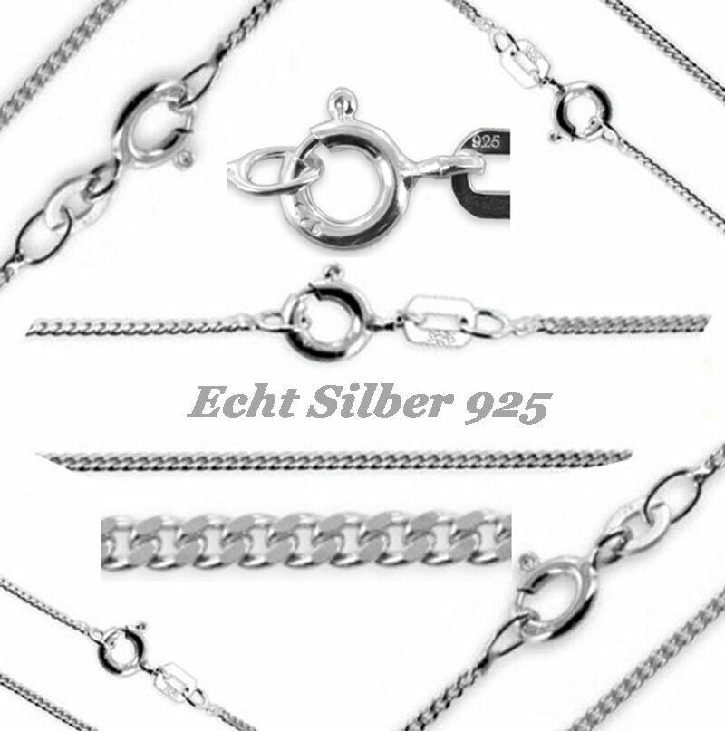 Sterling Silver Chains: Singapore chain / Snake chain / Curb chain, 925 Silver fine necklaces 14 16 18 20 22 24 inches = 40 45 50 55 60 cm