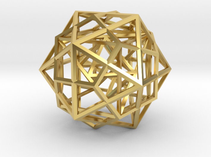 5 Platonic Solids Code : Octahedron + Tetrahedron + Cube + Dodecahedron + Icosahedron