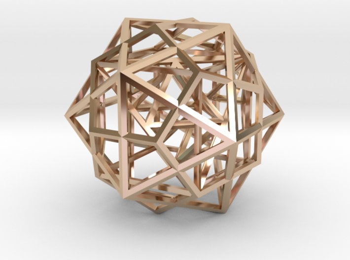 5 Platonic Solids Code : their natural emergence