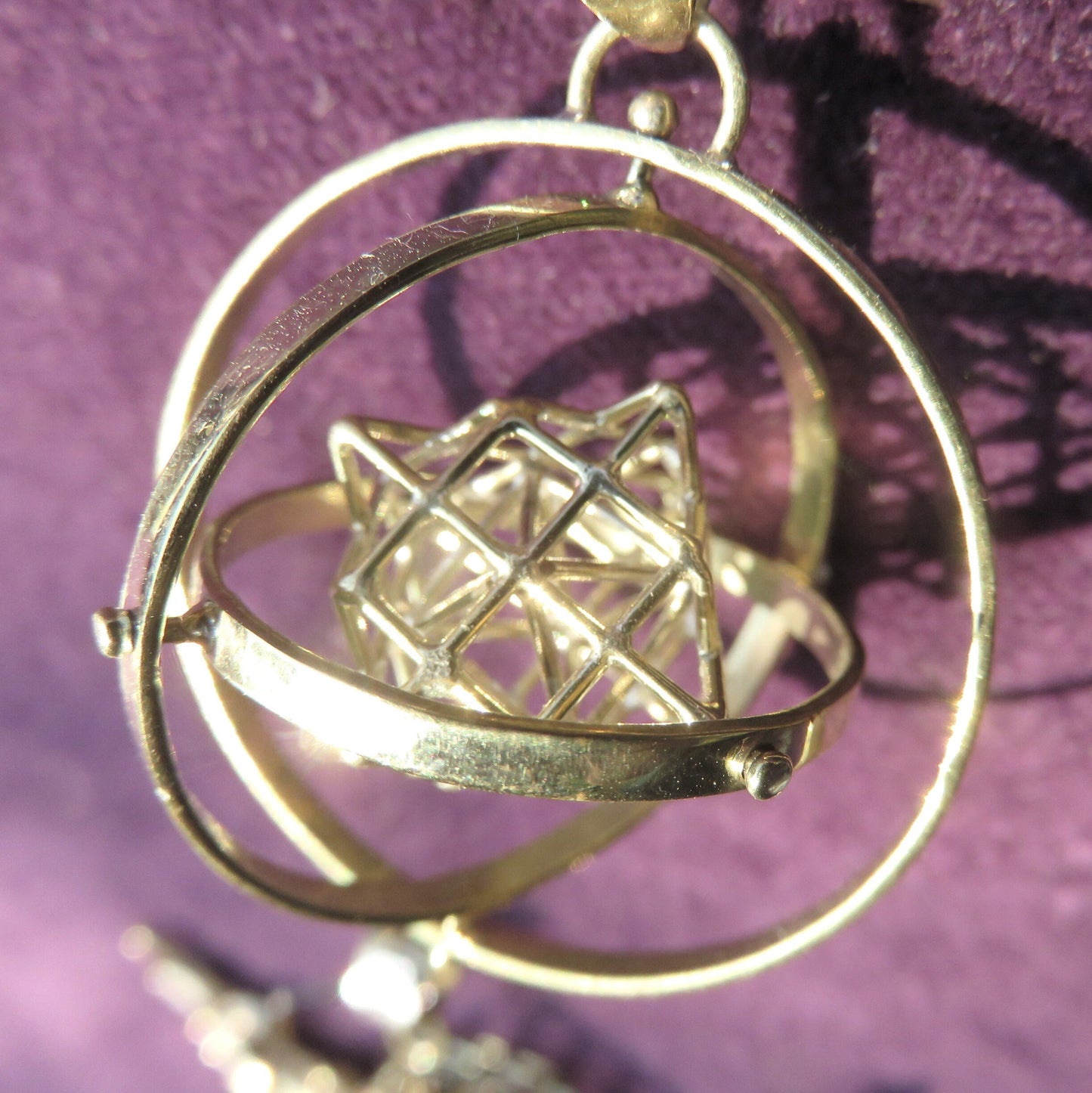 3D - Spinning Tantric Terra Prana Cube ※ Sacred Geometry 3D Jewelry