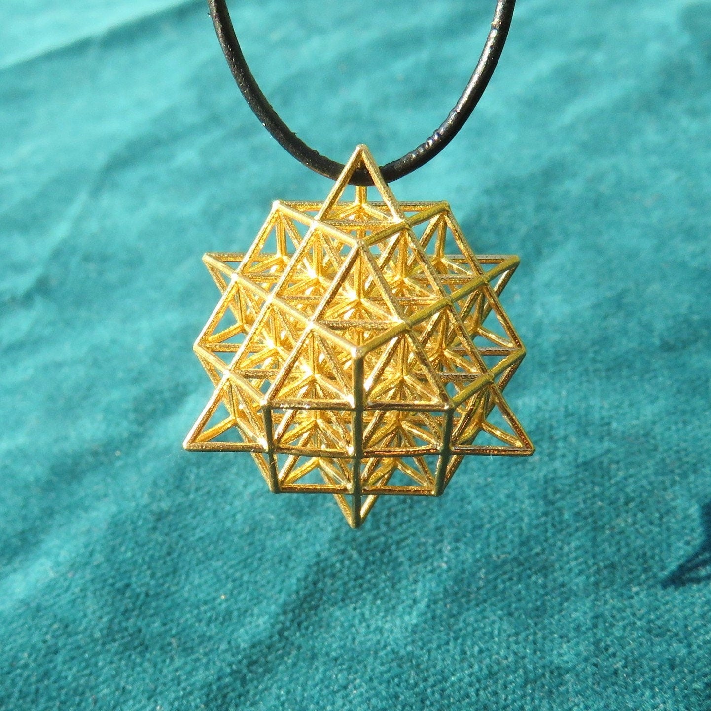 64 Tetrahedron Grid 3D printed Sacred Geometry, the 3D Flower of Life