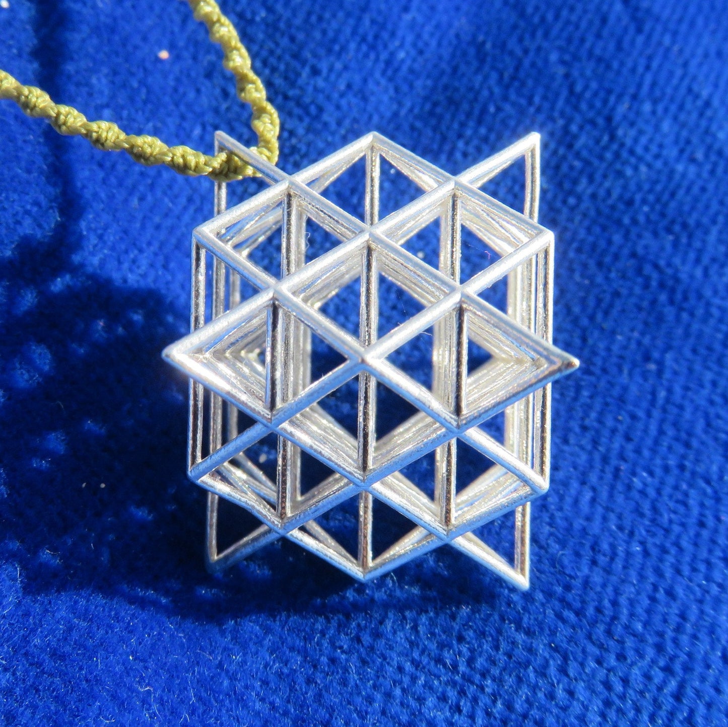 64 Tetrahedron Grid 3D printed Sacred Geometry, the 3D Flower of Life