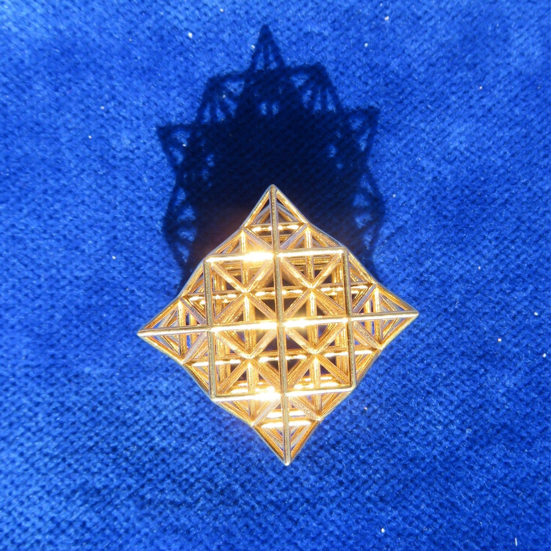 64 Tetrahedron Grid : 3D printed Sacred Geometry