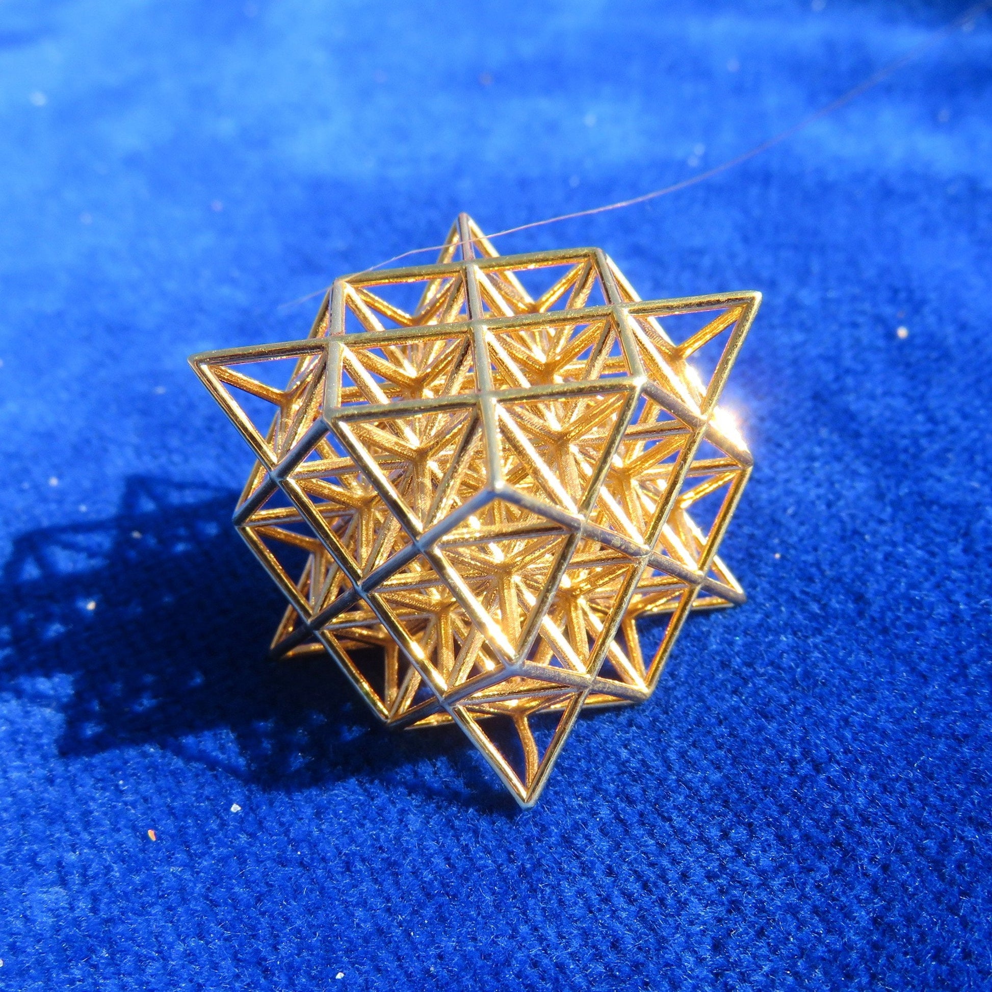 64 Tetrahedron Grid : 3D printed Sacred Geometry