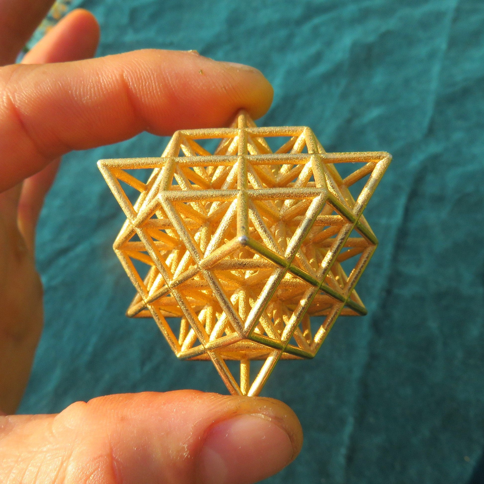 64 Tetrahedron Grid : 3D printed Sacred Geometry