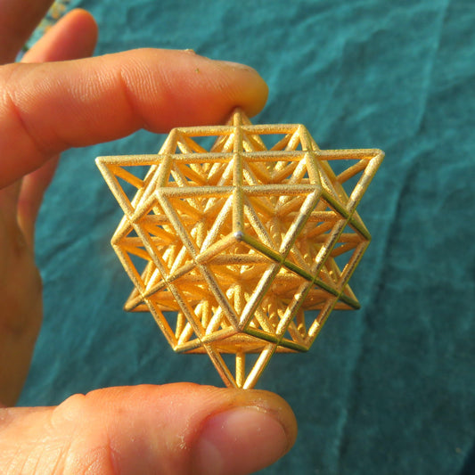 64 Tetrahedron Grid : 3D printed Sacred Geometry