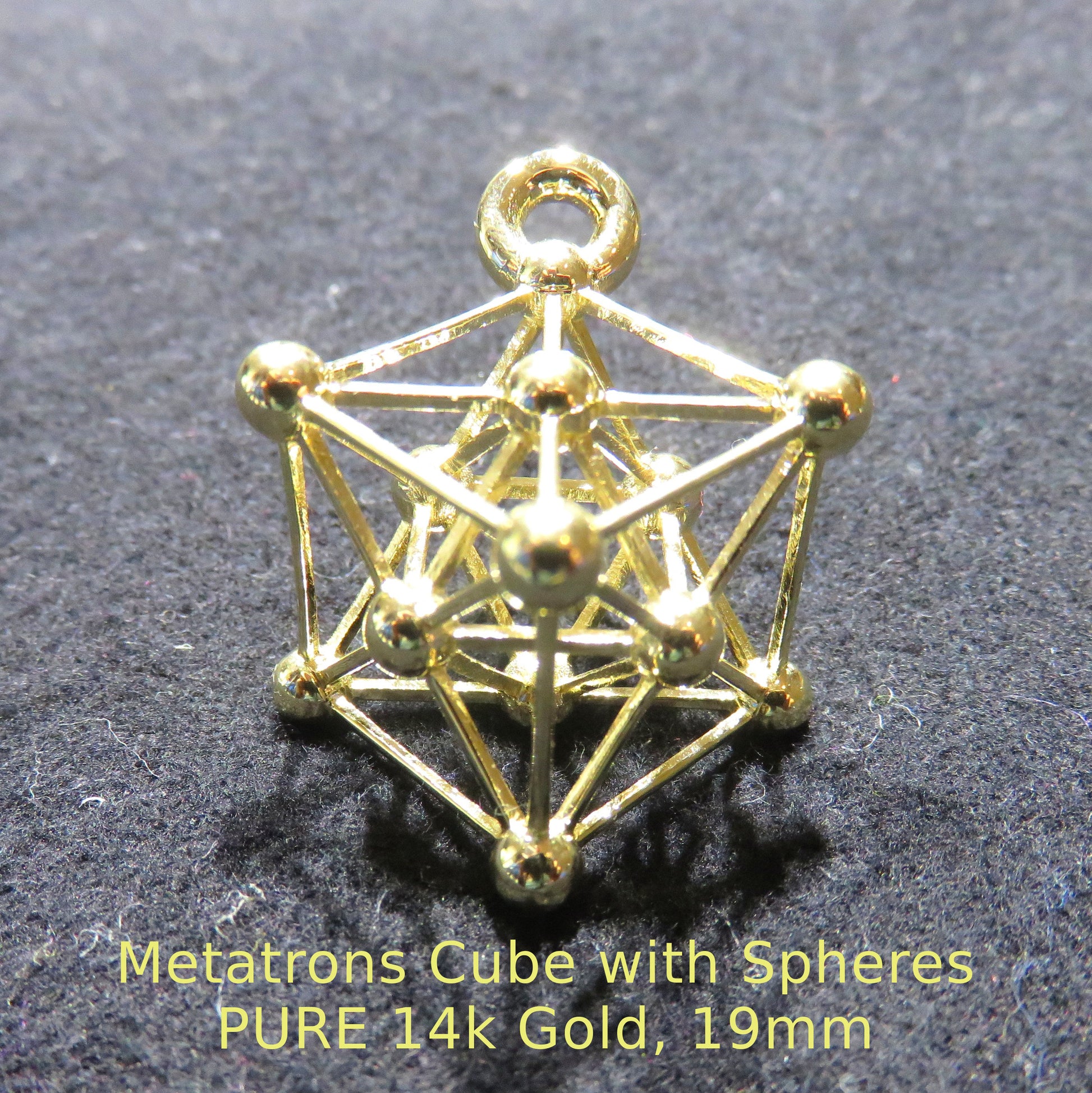 Metatrons Cube 3D ※ Gold Silver Sacred Geometry Jewelry