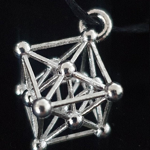 Metatrons Cube 3D ※ Sacred Geometry Designer Jewelry, 925 Silver, Gold + more
