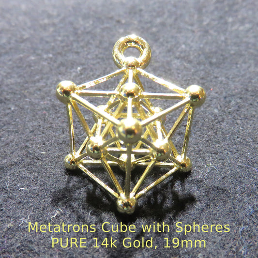Metatrons Cube 3D ※ Sacred Geometry Designer Jewelry, 925 Silver, Gold + more