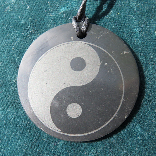 real Shungite Pendants YinYang EMF-Shields, Flower of Life, Tree of Life