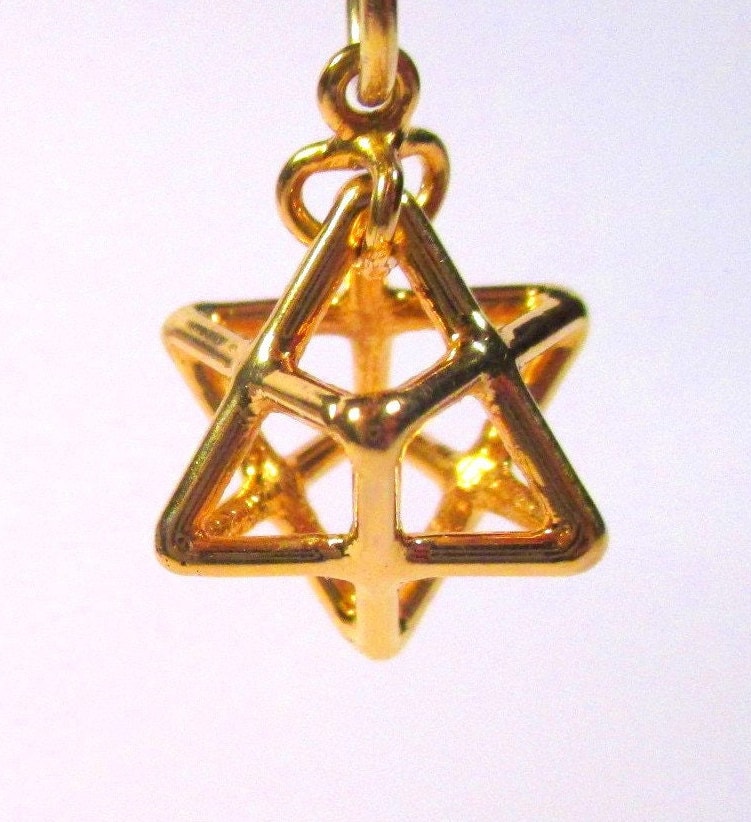 MerKaBa Pendant ※ Star Tetrahedron 3D Sacred Geometry (m2o)