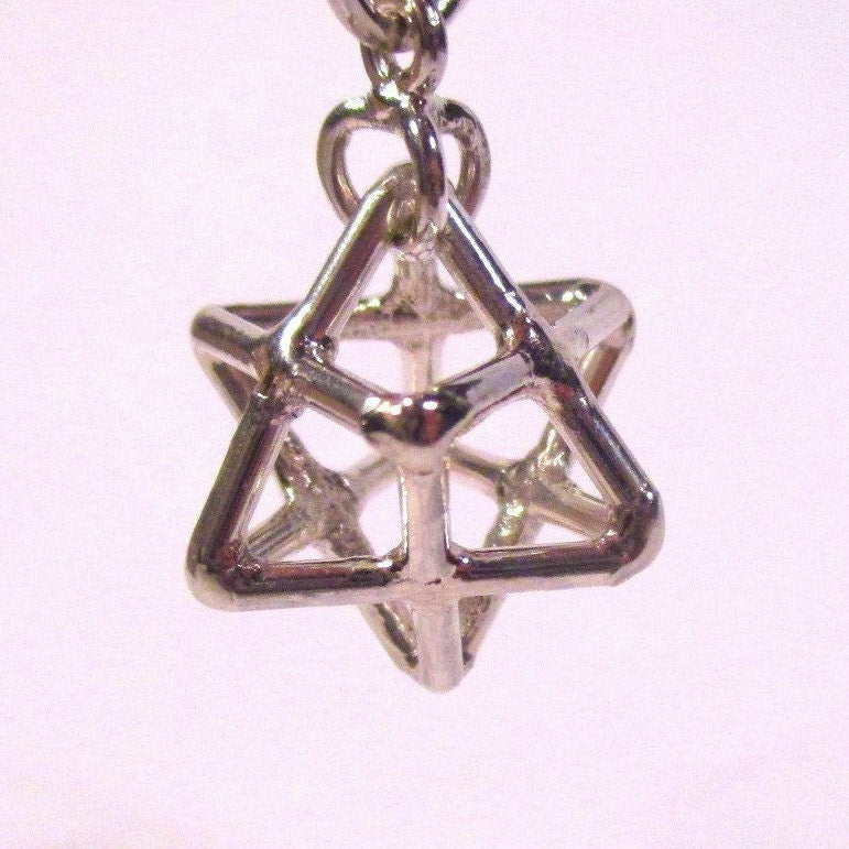 MerKaBa Pendant ※ Star Tetrahedron 3D Sacred Geometry (m2o)