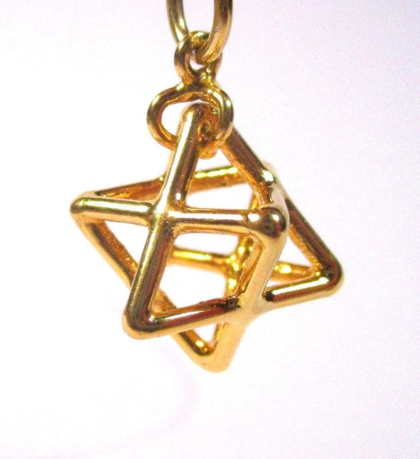 MerKaBa Pendant ※ Star Tetrahedron 3D Sacred Geometry (m2o)