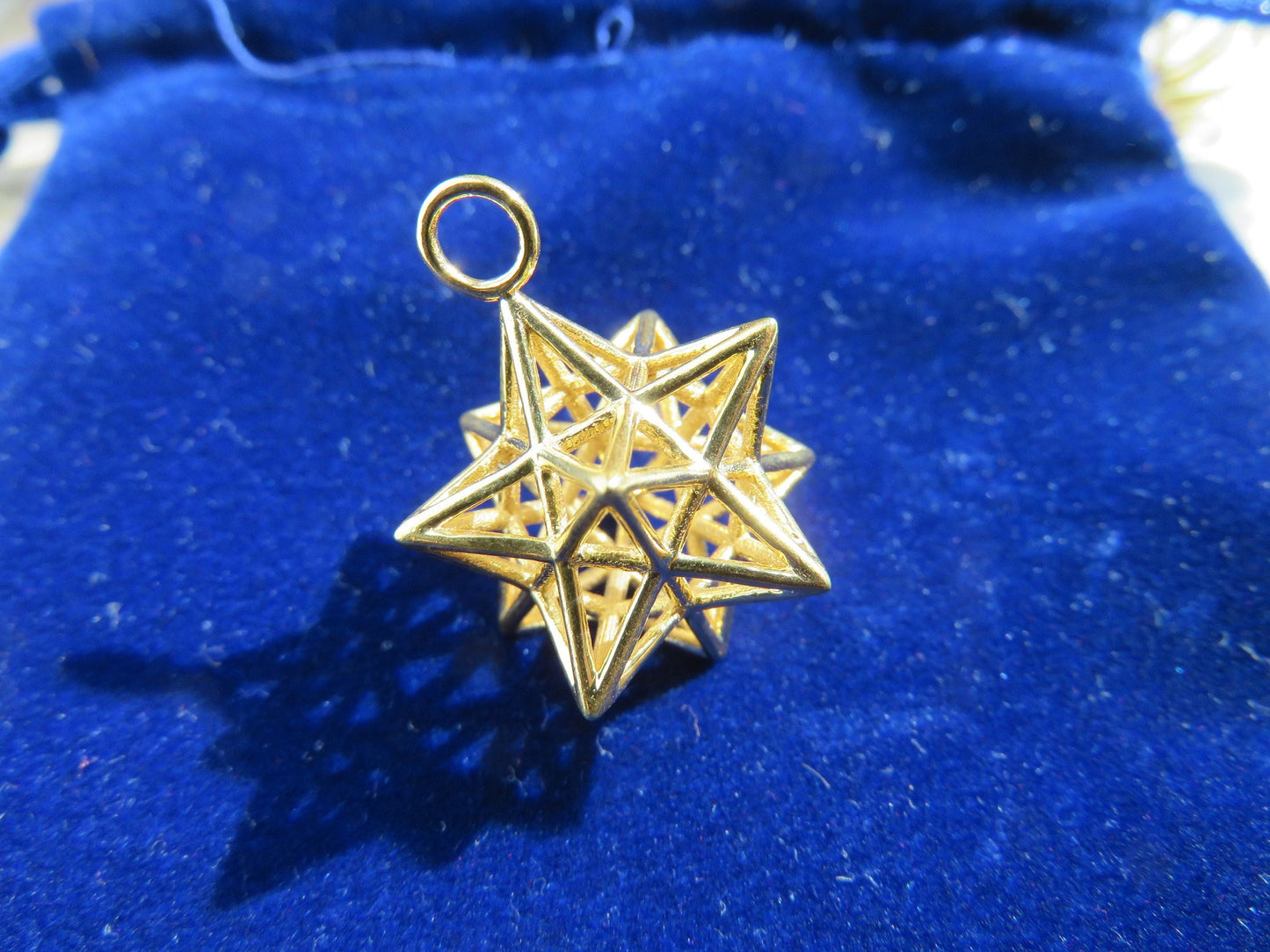 Solar Spirit Star ※ Phi Golden ratio 3D Sacred Geometry ※ Dodecahedron Star 12 Pentagrams